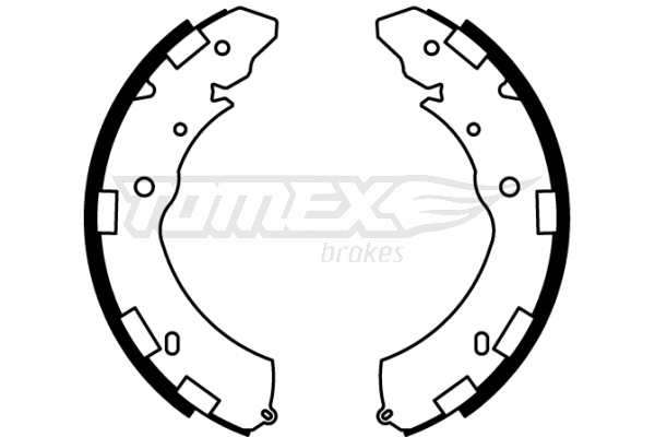 Sada brzdových čelistí TOMEX Brakes